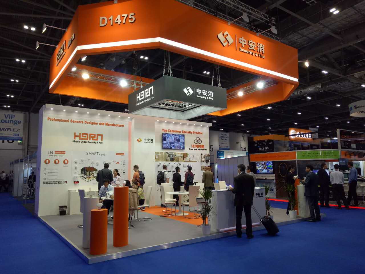 中(zhong)安(an)消盛(sheng)裝(zhuang)亮相英國(guo)IFSEC展(zhan) 智能(néng)傢(jia)居解決方(fang)案受買傢(jia)青睐